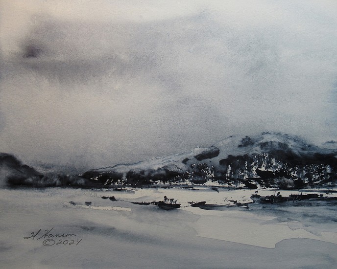 Wes Hanson, Winter Passage
2024, watercolor