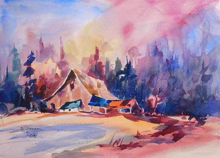 Wes Hanson, On Mica Flats
2016, watercolor