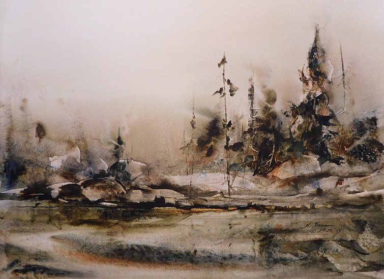 Wes Hanson, Winter Hymn
2020, watercolor