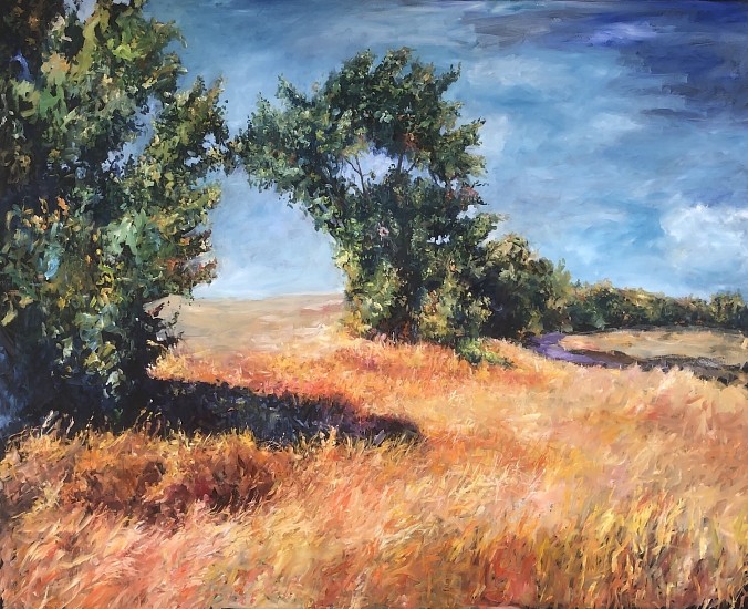 LR Montgomery, Back Road On The Palouse
2024, oil on canvas