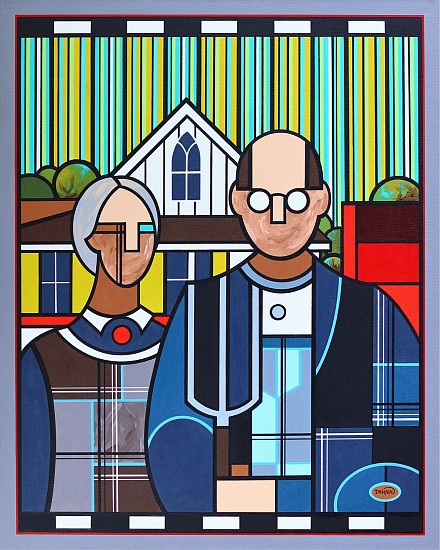 Denny Driver, American Gothic #2
2024, Acrylic Paint