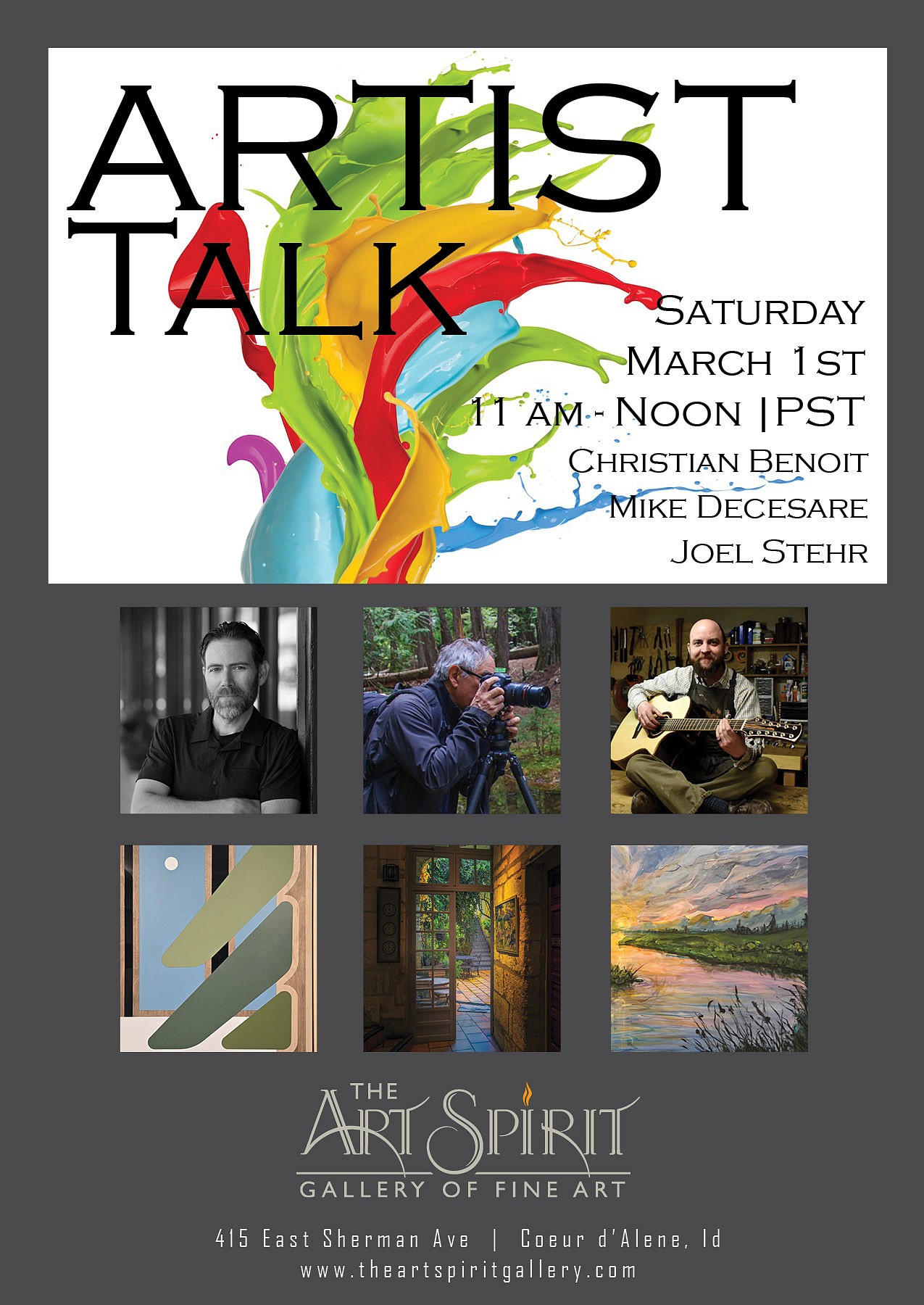 3 1 25 Artist Talk Postcard