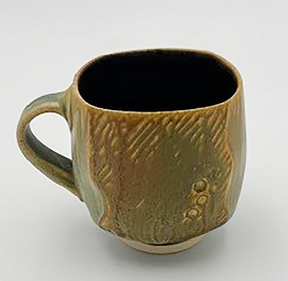 Nick DeVries, Footed Square Mug
2024, white stoneware