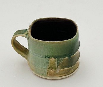 Nick DeVries, Ridged Square Mug
2024, white stoneware