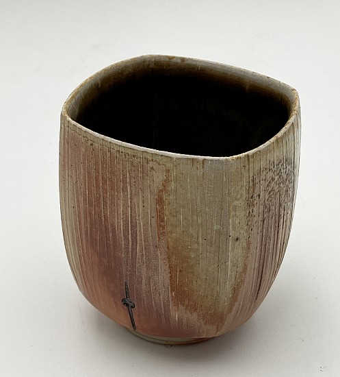 Nick DeVries, Wood Fired Square Cup
2025, white stoneware