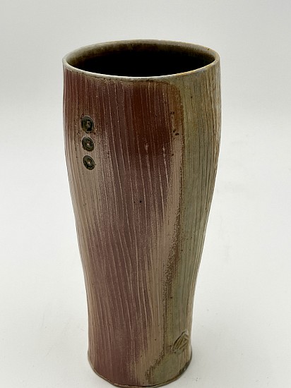 Nick DeVries, Wood Fired Tumbler
2025, white stoneware