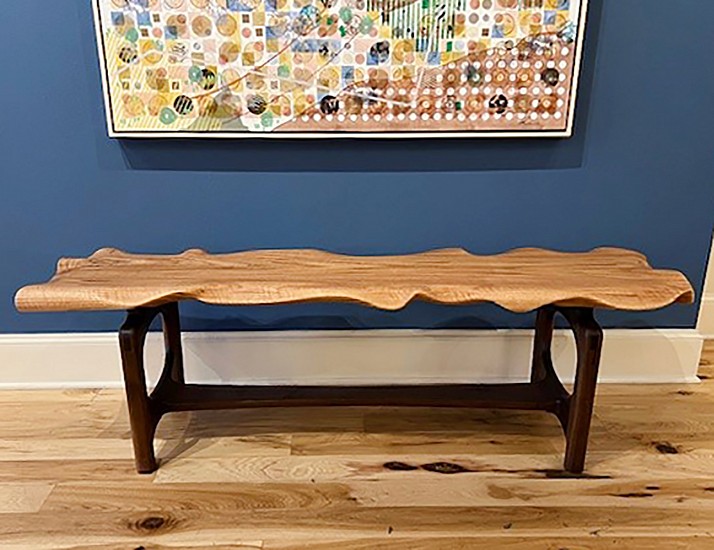 Samuel Gentz, Bench
2024, Red oak and walnut