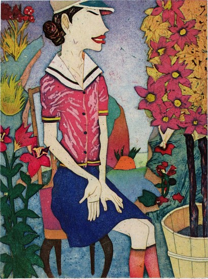 Yuji Hiratsuka
intaglio and chine colle