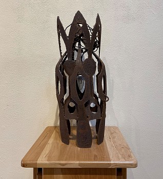 bal 1970 hanging steel lamp