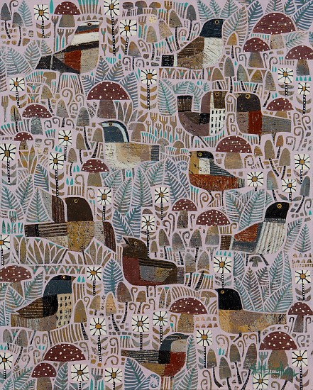 Shelle Lindholm
acrylic on panel