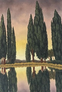 reflection pond 2008 original 54x40