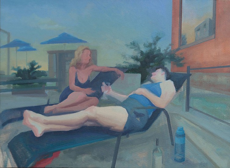 Meidi Karampour, Yeah But Not Seven Hours!
oil on canvas