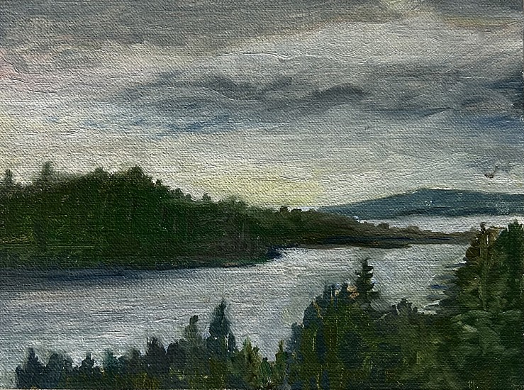 Sally Machlis, View of Two Lake
oil