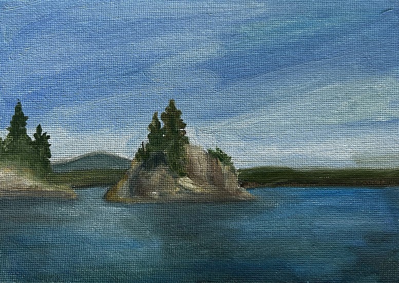Sally Machlis, The Rock At Swede Bay
oil