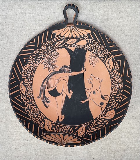 Mary Frances Dondelinger, Tree Climbers
clay