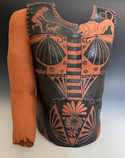 Mary Frances Dondelinger, Breast Plate
clay