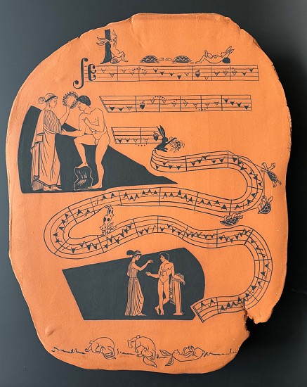 Mary Frances Dondelinger, Song and Dance
2025, clay