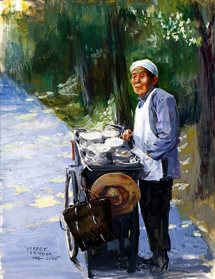 Wilson Ong, Street Vendor
2025, gouache