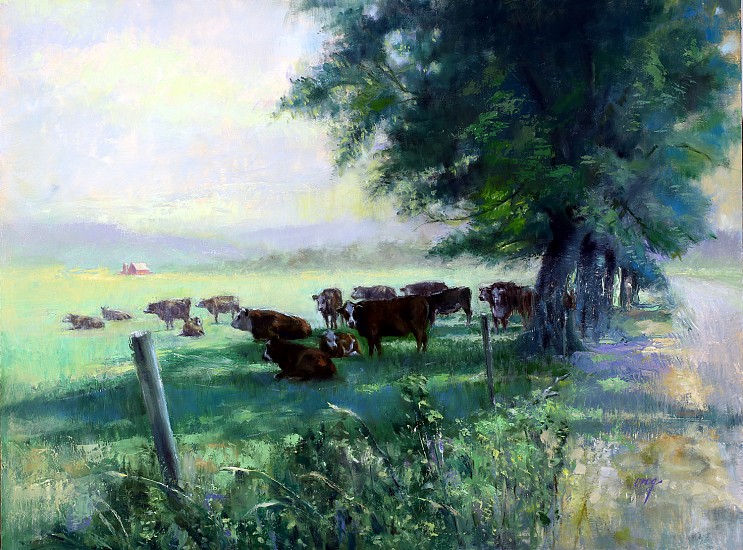 Wilson Ong, Afternoon Shade
2024, oil on board