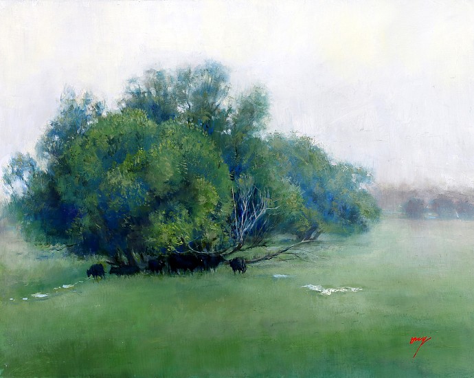 Wilson Ong, Misty Morning
2024, oil on canvas