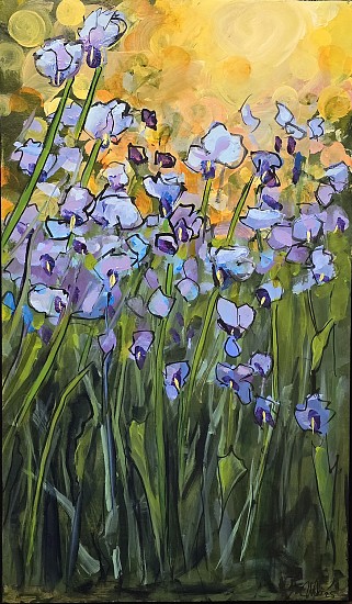 Joel Stehr, Softly the Garden Sings
2025, acrylic on wood