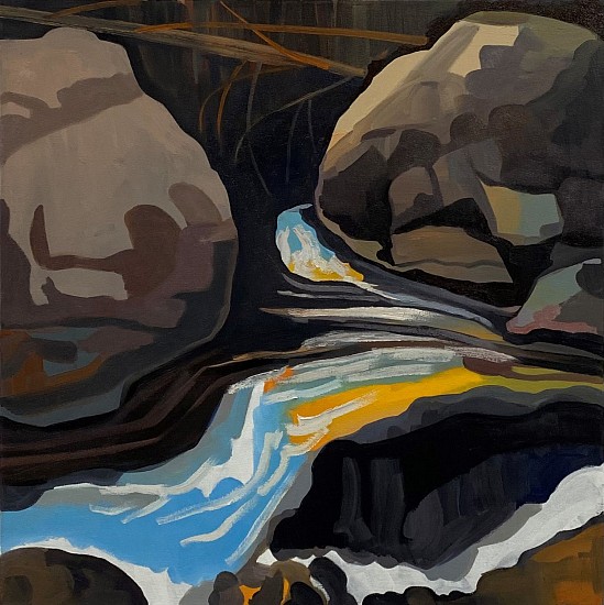 Sheila Miles, Path of Light in the Woods
2023, oil