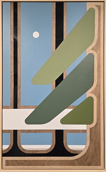 Christian Benoit, Taiga Calm
2025, Paint and Stain on Wood