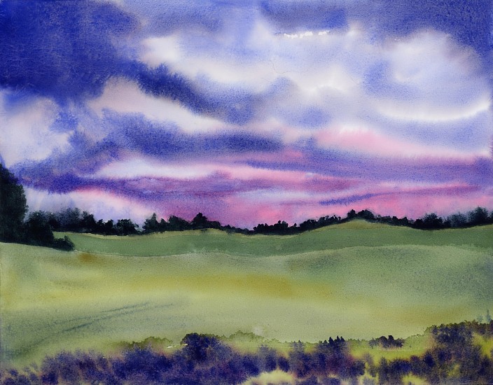 Megan Perkins, Soft Spring Evening
2018, print