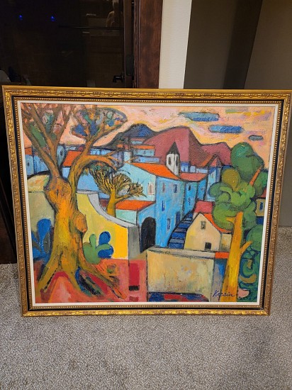 Unknown Artist, European village
1953