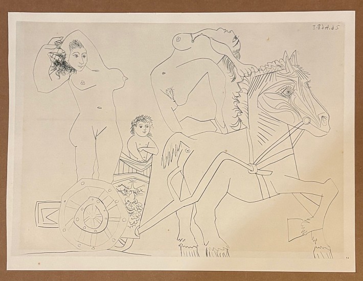 Pablo Picasso, Picasso 347 Series -68-4-65-REPRODUCTON PRINT
March 16 – October 5, 1968, print