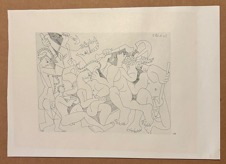Pablo Picasso, Picasso 347 Series -68-9-45-REPRODUCTON PRINT
March 16 – October 5, 1968, print