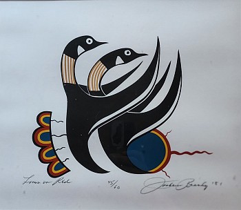 dee 0001 loons on rock