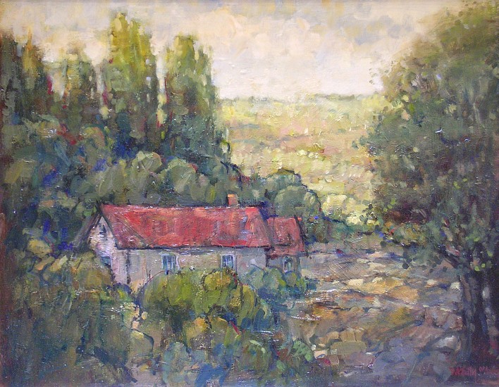 Don Ealy, House with Red Roof
2005, oil on canvas