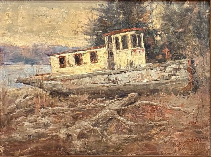 Don Ealy, The Golden Star: Russell & Pugh Lumber Co.
oil