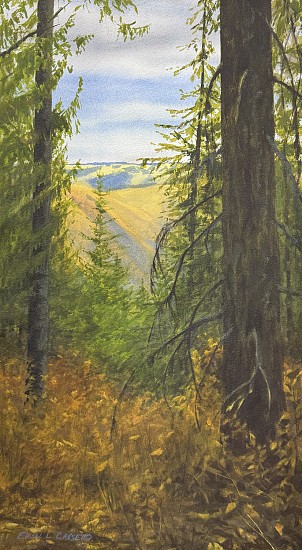Erin Cassetto, A Glimpse of Oregon
2025, Watercolor on Arches Rough