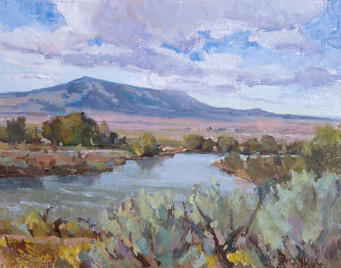 Laura Gable, Vibrant Light on Red Mountain
2025, oil