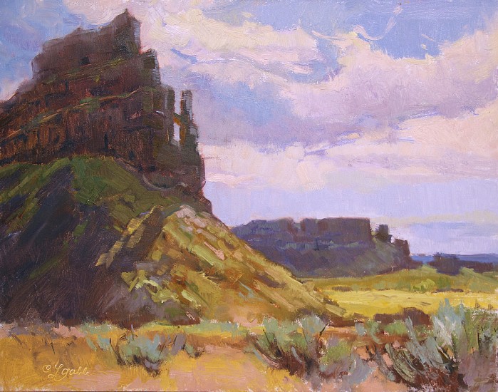 Laura Gable, Ancient Falls Monolith
2025, oil