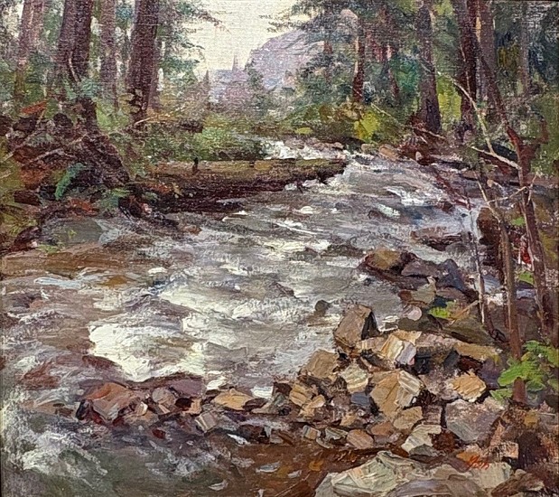 Del Gish, Oswald State Park
oil
