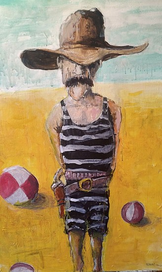 Randy Palmer, Once A Gunslinger - ALWAYS A Gunslinger
2025, acrylic on canvas