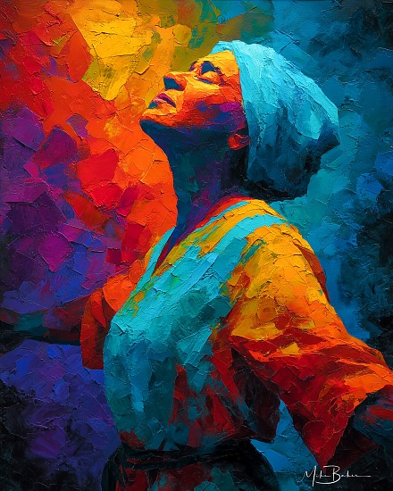 Mike Baker, Light Breaks Through
2025, A.I. Generated Print