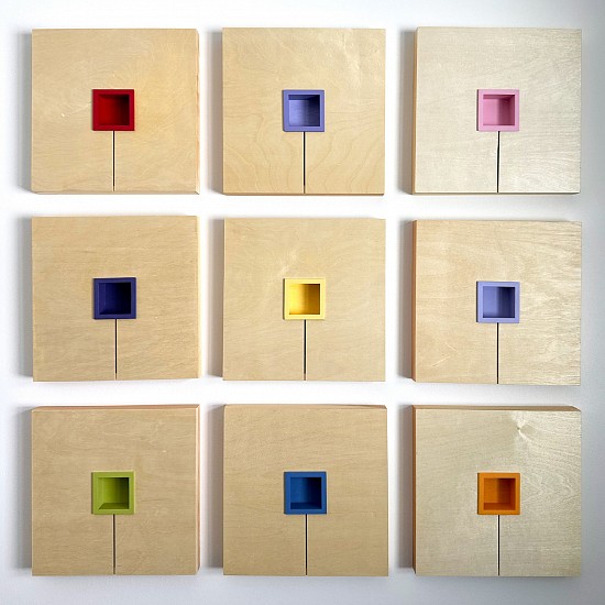 Jill Kyong, Pick a Flower
2024, acrylic, Poplar, Birch panel