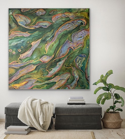 Sara Taylor, Tarnish
2020, acrylic on canvas