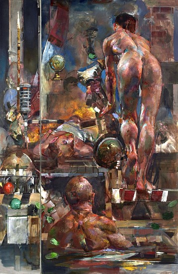 Peter Cox, Vespers
2009, oil on double birch panel